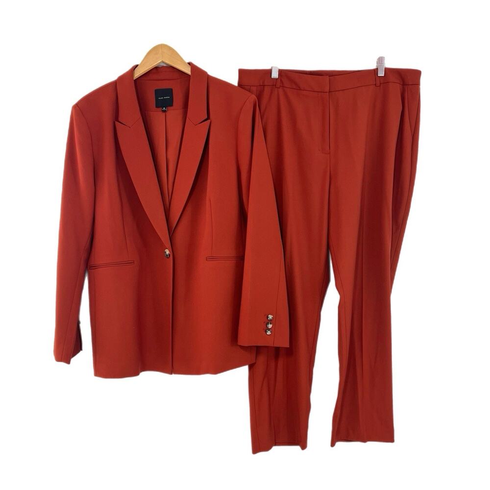 Alex Marie Brown Blazer Tailored Suit Jacket
